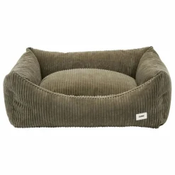 Hot Cafide Panier pour chien en velours côtelé Snozy | Vert