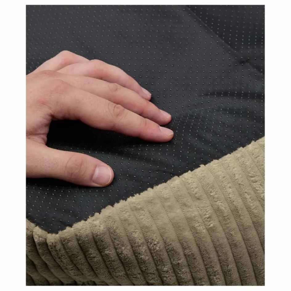 Hot Cafide Panier pour chien en velours côtelé Snozy | Vert