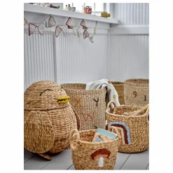 Bloomingville Mini Paniers de rangement Agnes - Set de 2 | Beige