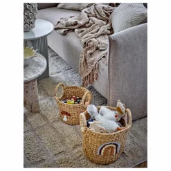 Bloomingville Mini Paniers de rangement Agnes - Set de 2 | Beige