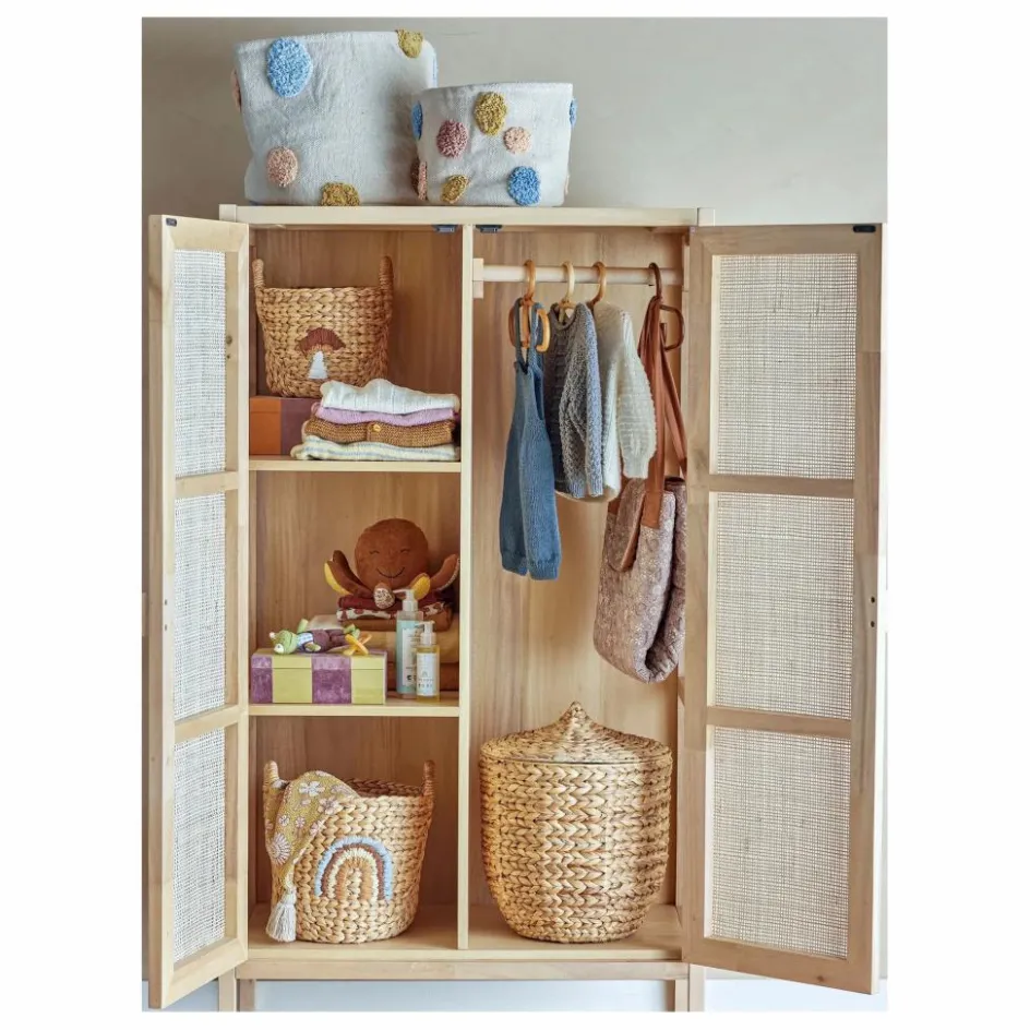 Bloomingville Mini Paniers de rangement Agnes - Set de 2 | Beige