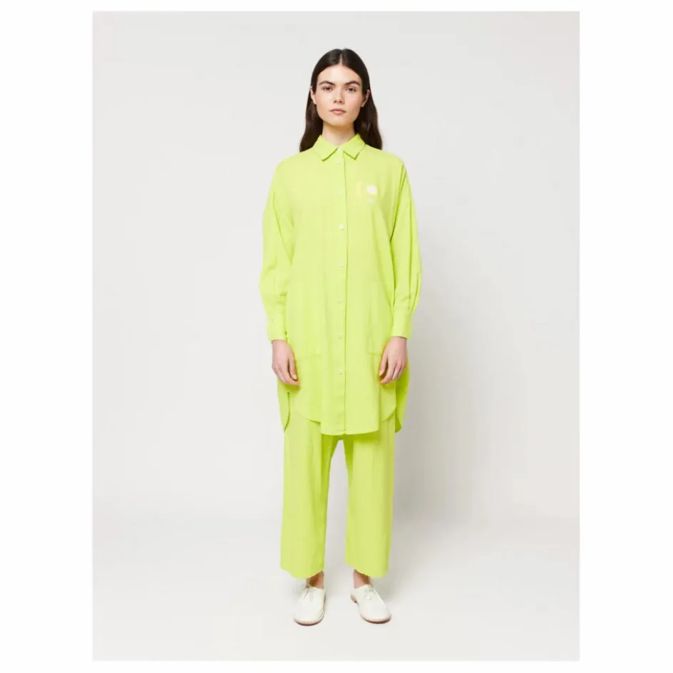 Bobo Choses Pantalon à Pinces Coton et Lin - Collection Femme ||Femme Pantalons