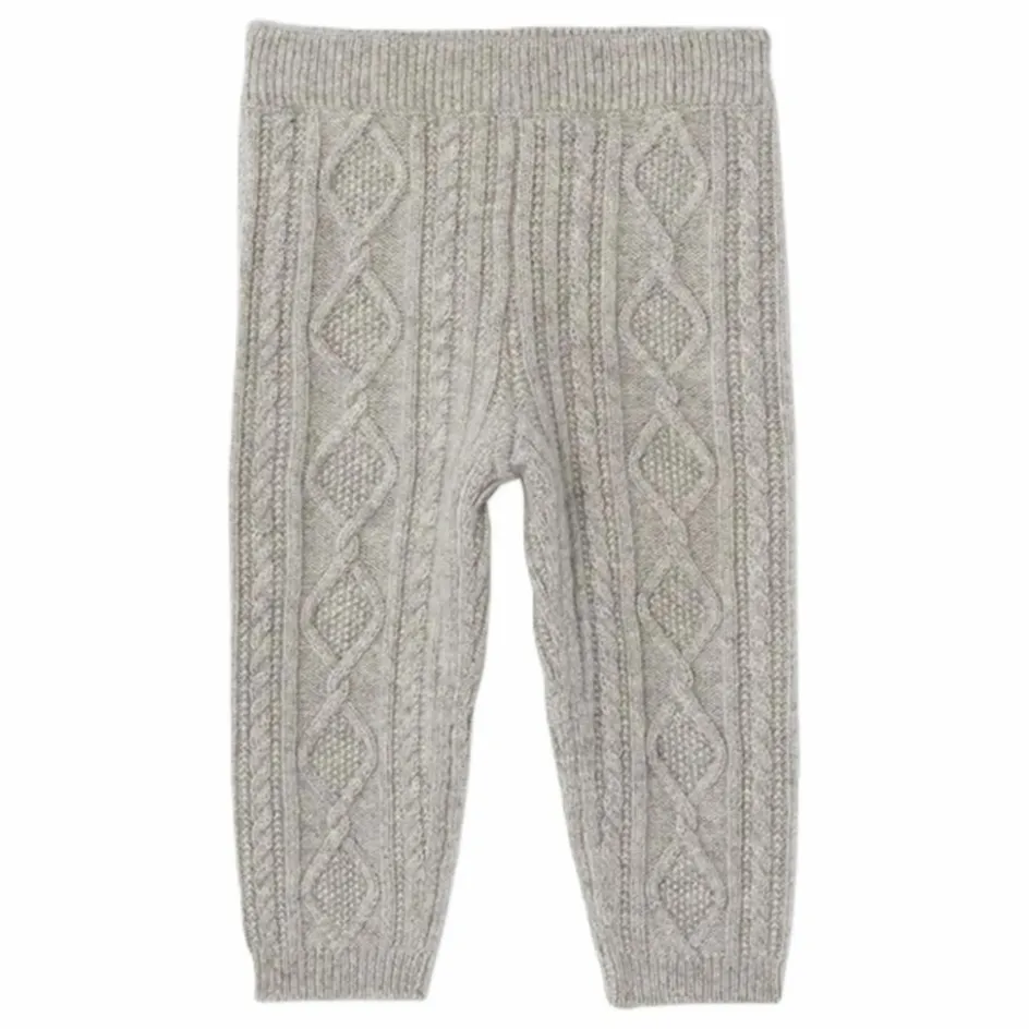 Hot Bompard Pantalon à Torsades Cachemire | Gris
