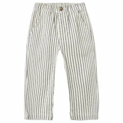 Best Rylee + Cru Pantalon Baggy Rayures | Ecru