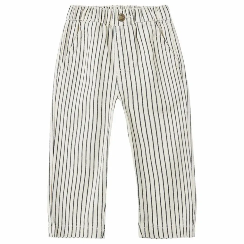 Best Rylee + Cru Pantalon Baggy Rayures | Ecru