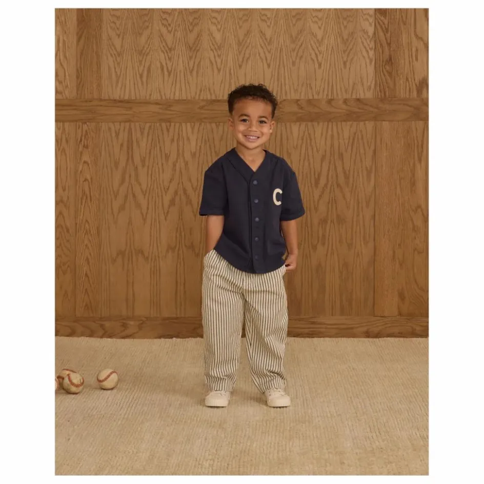 Best Rylee + Cru Pantalon Baggy Rayures | Ecru