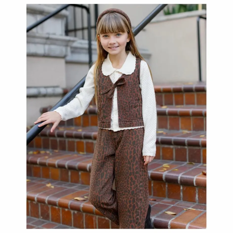 Enfant Rylee + Cru Pantalons Jeggings*Pantalon Barrel Leopard |