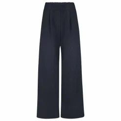 Hot By Bar Pantalon Benji Rayé | Bleu foncé
