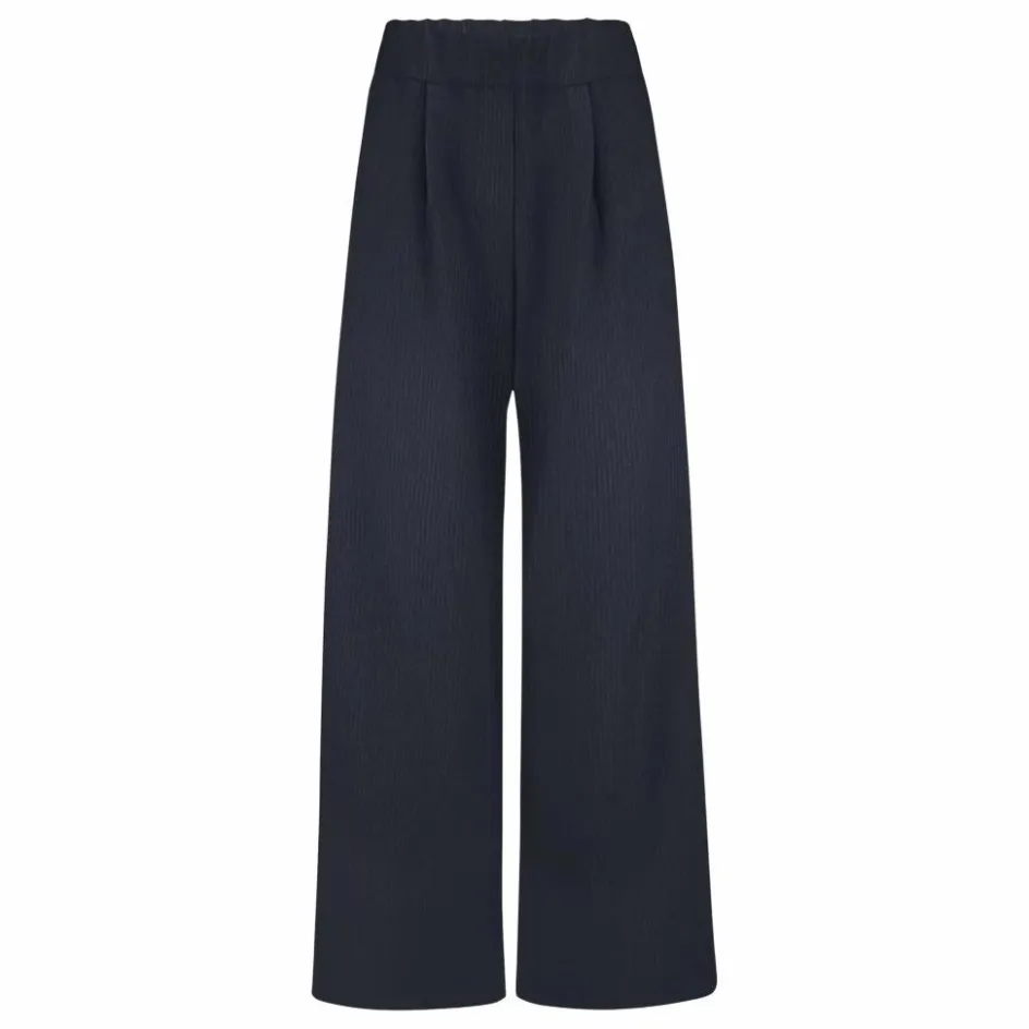Hot By Bar Pantalon Benji Rayé | Bleu foncé