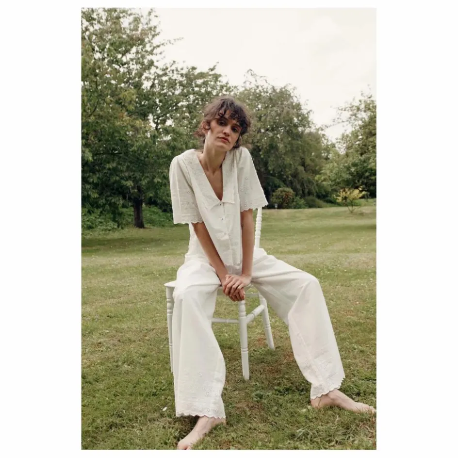 New Pantalon Bohème Brodé | Femme Pantalons