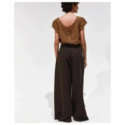Hot Emile et Ida Pantalon Brady Lin et Coton | Gris anthracite