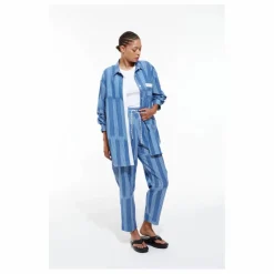 Sale Pantalon Brando Lueur Seersucker | Femme Pantalons