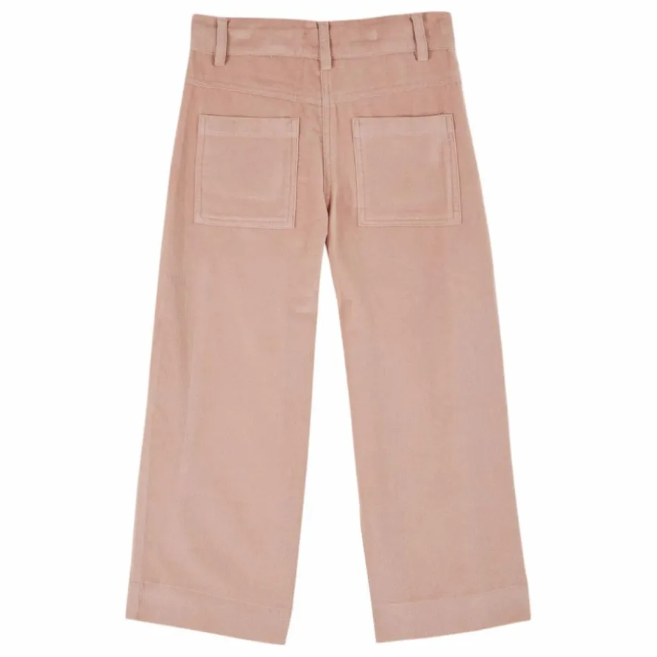 Hot Pantalon Brodé Velours Côtelé | Enfant Pantalons Jeggings