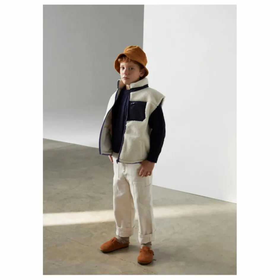 Best the new society Pantalon Cargo Billie Coton Responsable | Ecru