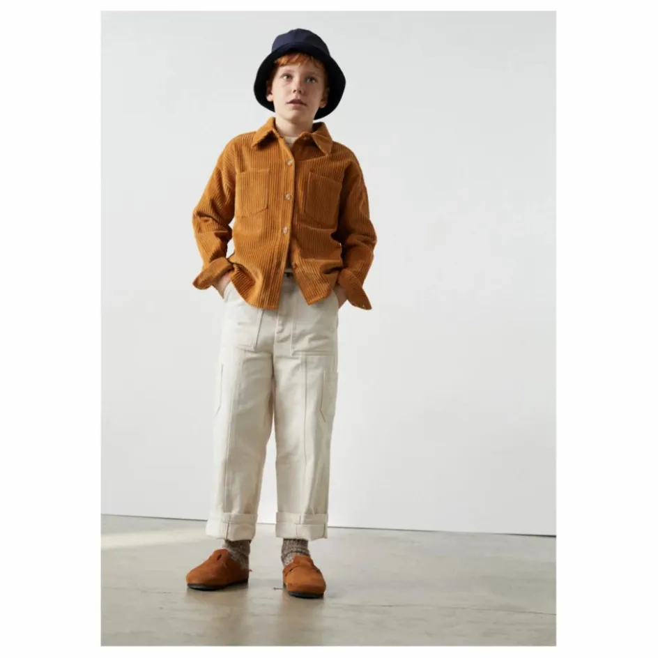 Best the new society Pantalon Cargo Billie Coton Responsable | Ecru