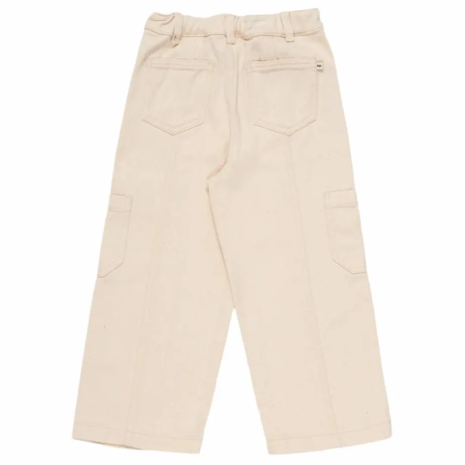 Best the new society Pantalon Cargo Billie Coton Responsable | Ecru