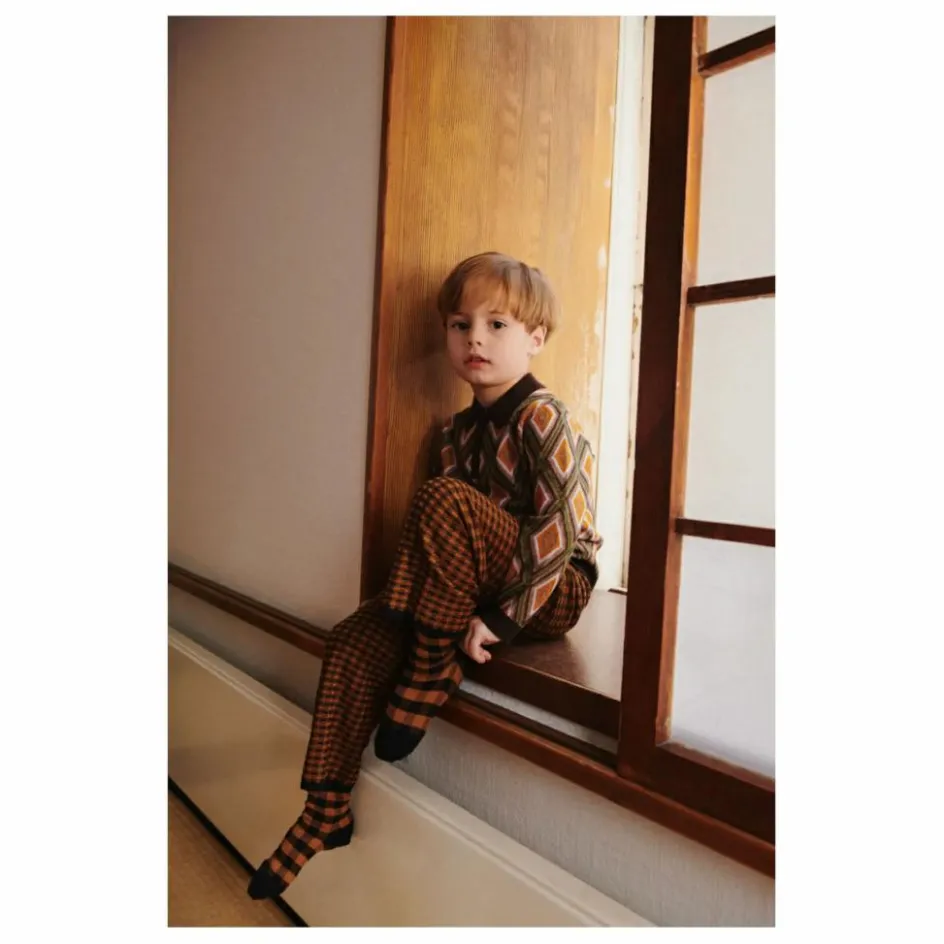 Clearance Pantalon Carreaux Laine de Mérinos | Enfant Pantalons, Joggers|Pantalons Jeggings