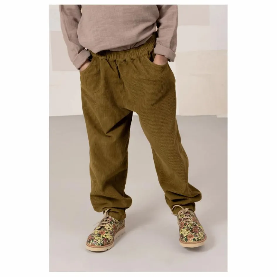Hot Pantalon Carrot Velours Côtelé Coton Bio | Enfant Pantalons, Joggers|Pantalons Jeggings