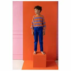 Sale Yuki Pantalon Chino Coton Bio | Bleu