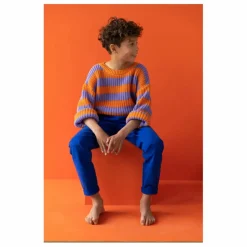 Sale Yuki Pantalon Chino Coton Bio | Bleu