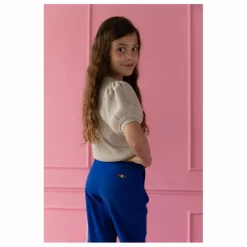 Sale Yuki Pantalon Chino Coton Bio | Bleu