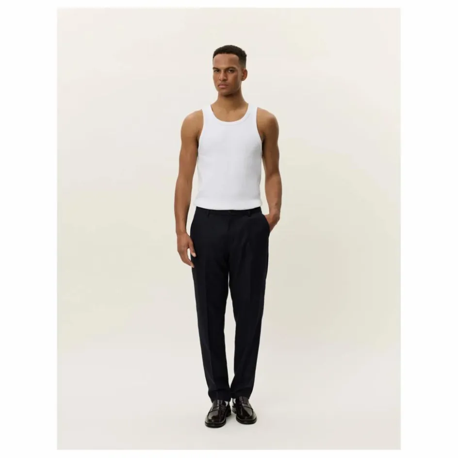 Online Les Deux Pantalon Costume Como Reg | Bleu foncé