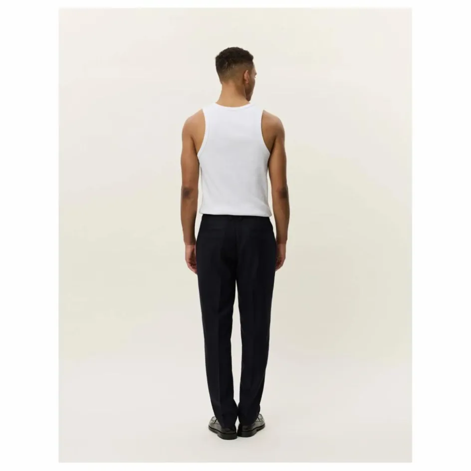 Online Les Deux Pantalon Costume Como Reg | Bleu foncé