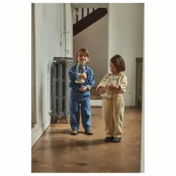 Hot Poudre Organic Pantalon Coton Bio Pomelos | Bleu