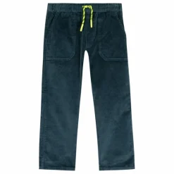 Clearance Bonton Pantalon Datcha Velours Côtelé | Bleu pétrole