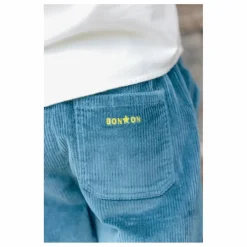 Clearance Bonton Pantalon Datcha Velours Côtelé | Bleu pétrole