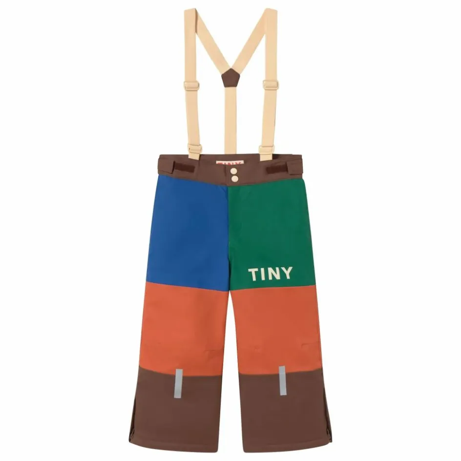 Tinycottons Pantalon de Ski Colorblock ||Enfant Pantalons, Joggers|Pantalons Jeggings