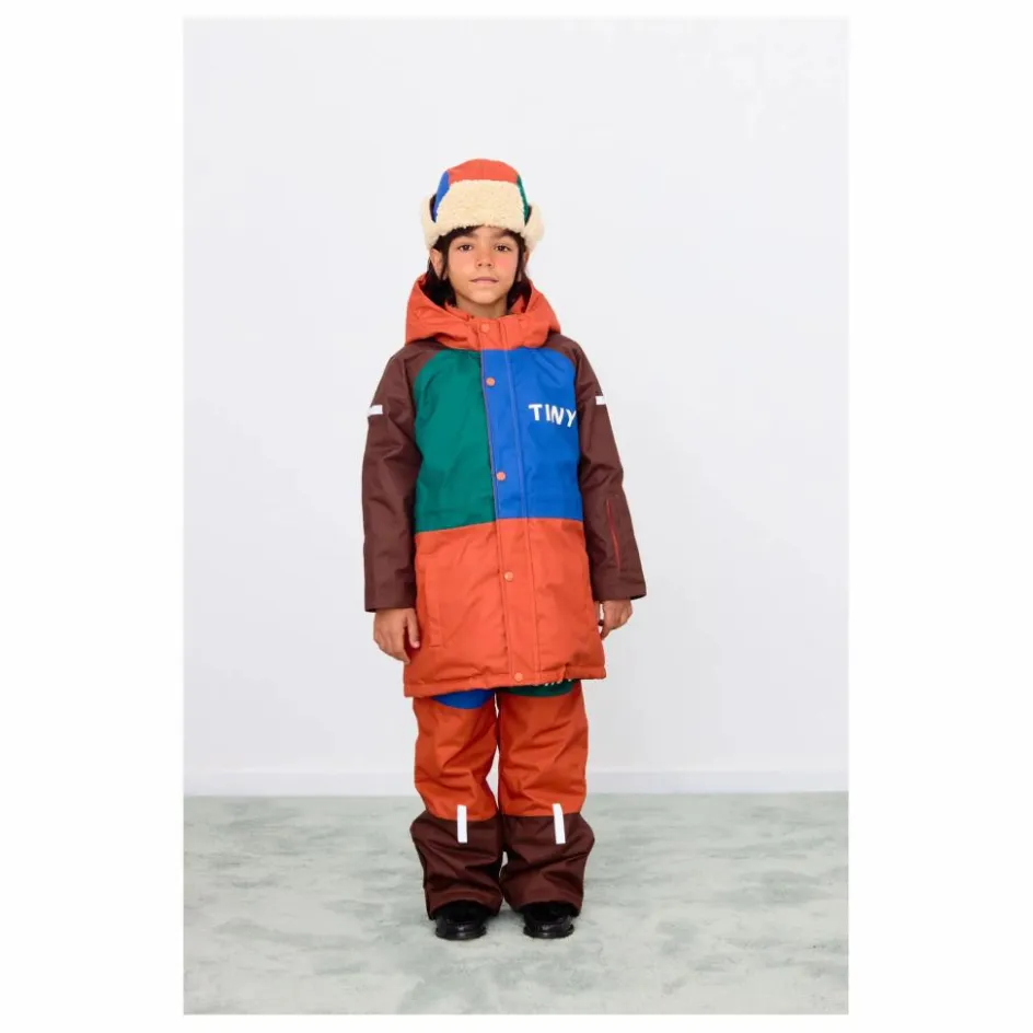 Tinycottons Pantalon de Ski Colorblock ||Enfant Pantalons, Joggers|Pantalons Jeggings