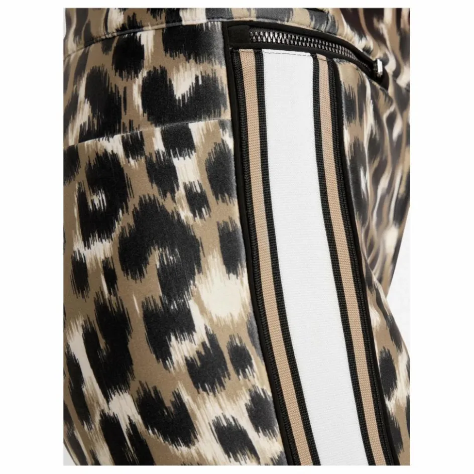 Fusalp Pantalon de Ski Fuseau Elancia Léopard | Marron clair