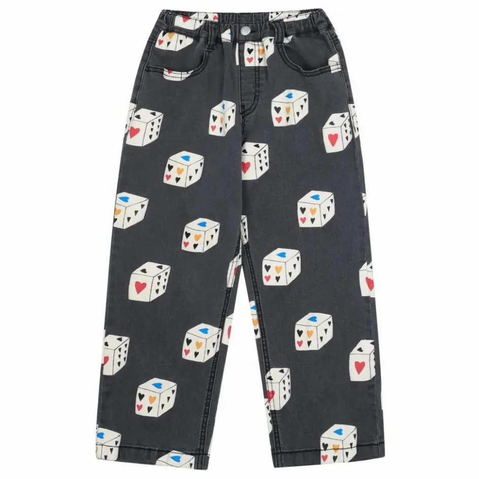 Jelly Mallow Pantalon Denim Heart Dice ||Enfant Pantalons, Joggers