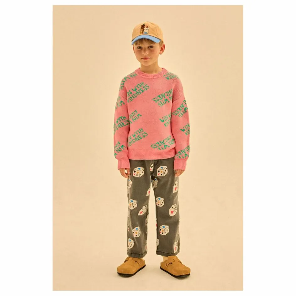 Jelly Mallow Pantalon Denim Heart Dice ||Enfant Pantalons, Joggers