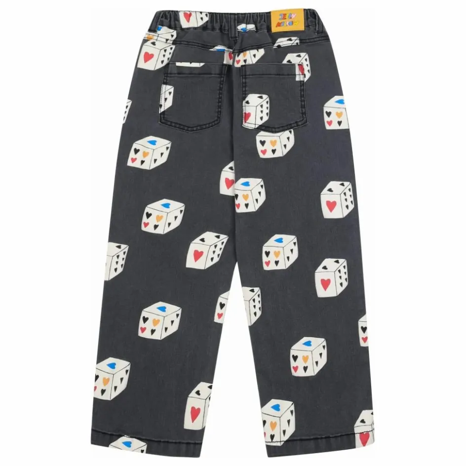Jelly Mallow Pantalon Denim Heart Dice ||Enfant Pantalons, Joggers
