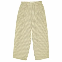 Sale brunobruno nation Pantalon Dora Carreaux Coton Bio | Beige