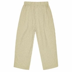 Sale brunobruno nation Pantalon Dora Carreaux Coton Bio | Beige
