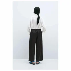 Cordera Pantalon Droit Satin ||Femme Pantalons