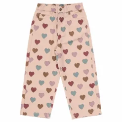 Sale Pantalon Elaine Coeurs Coton Responsable | Enfant Pantalons, Jeans|Pantalons Jeggings