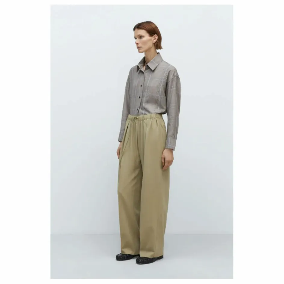 Pantalon Elastiqué Relaxed Laine Vierge | Femme Pantalons