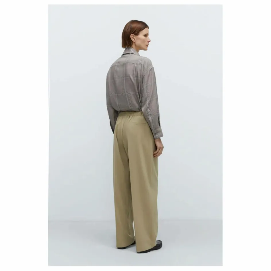 Pantalon Elastiqué Relaxed Laine Vierge | Femme Pantalons