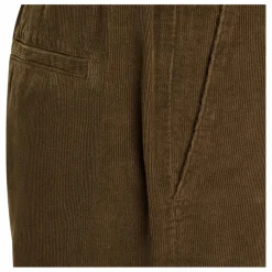 Discount Pomandère Pantalon Elastiqué Velours Côtelé | Vert kaki