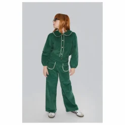 Best Mipounet Pantalon Emma Velours | Vert
