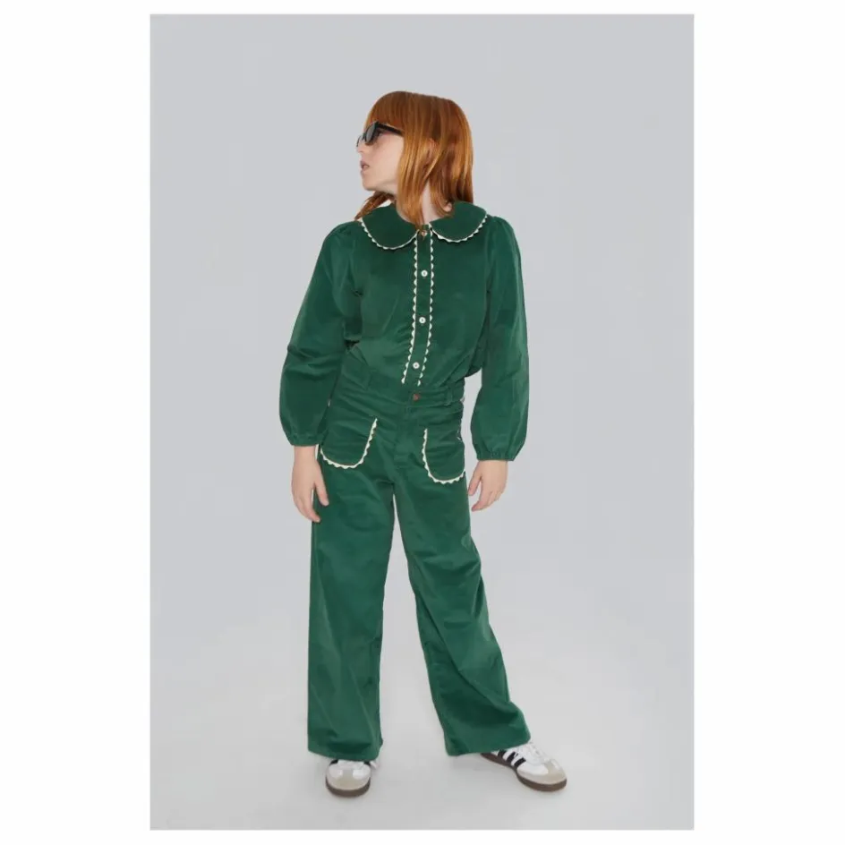 Best Mipounet Pantalon Emma Velours | Vert