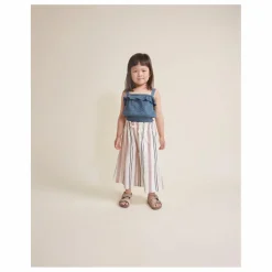 Outlet Búho Pantalon Etnic Rayures | Ecru