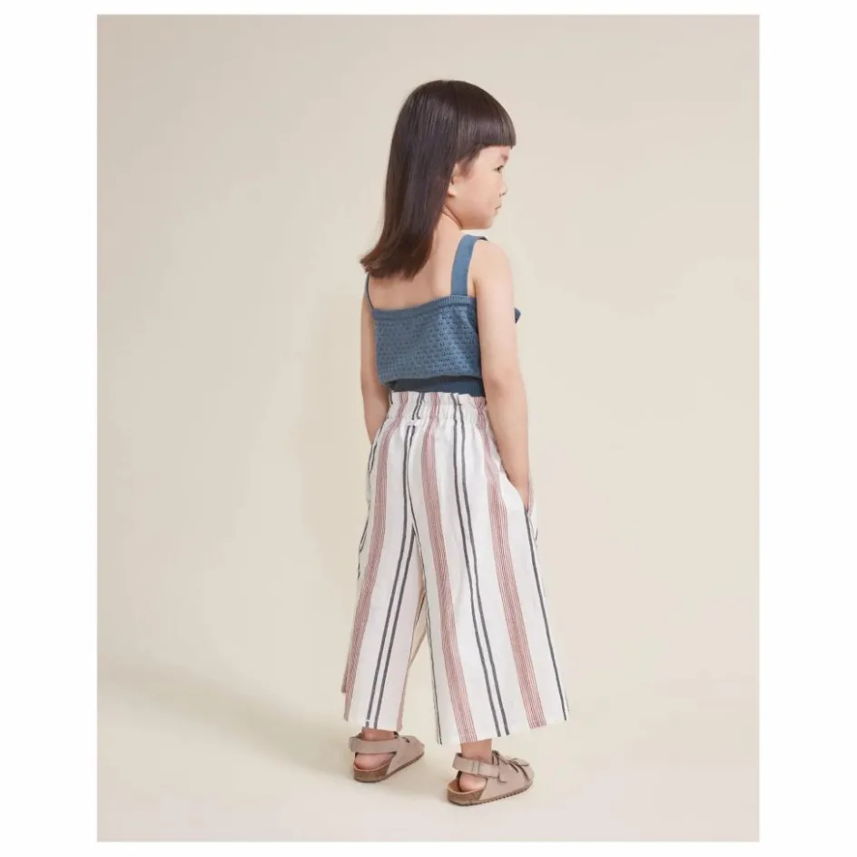 Outlet Búho Pantalon Etnic Rayures | Ecru