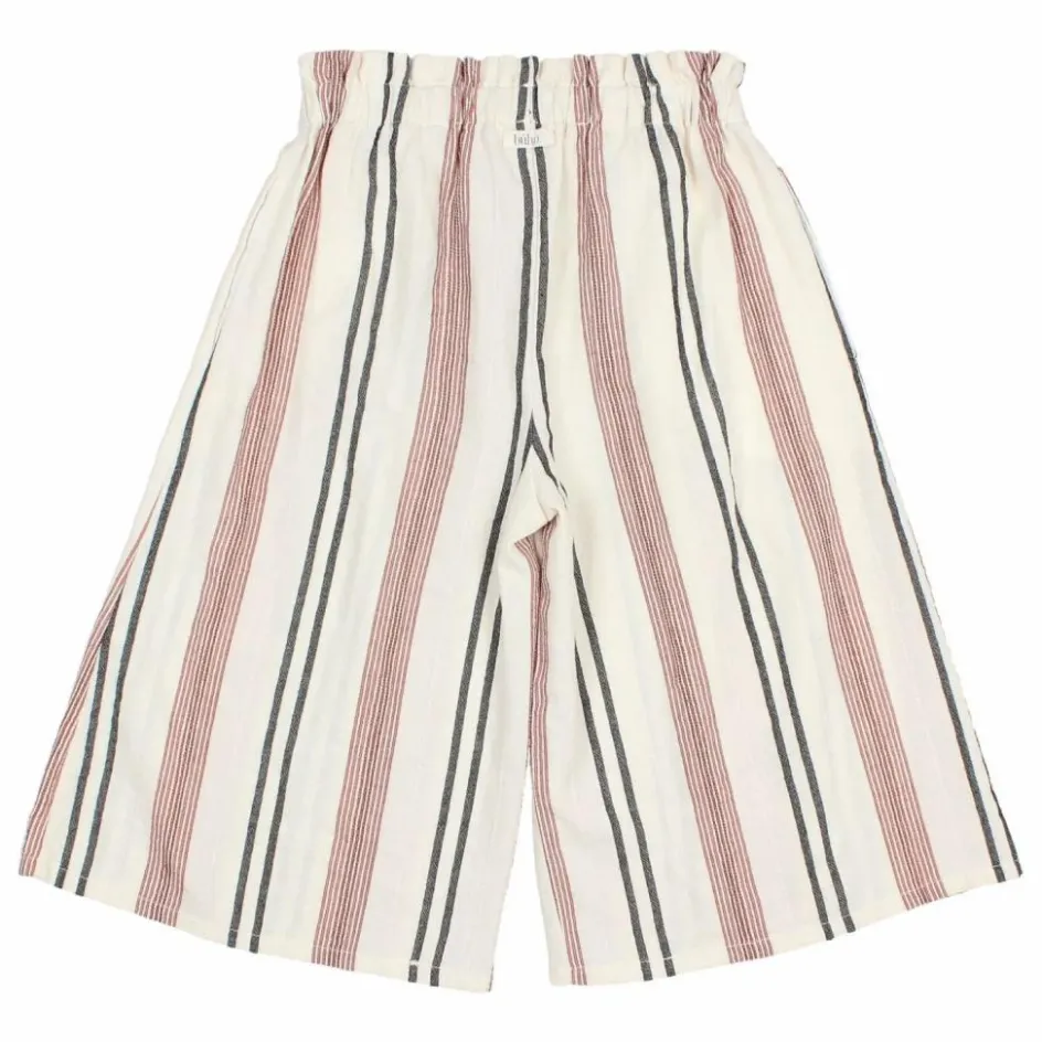 Outlet Búho Pantalon Etnic Rayures | Ecru