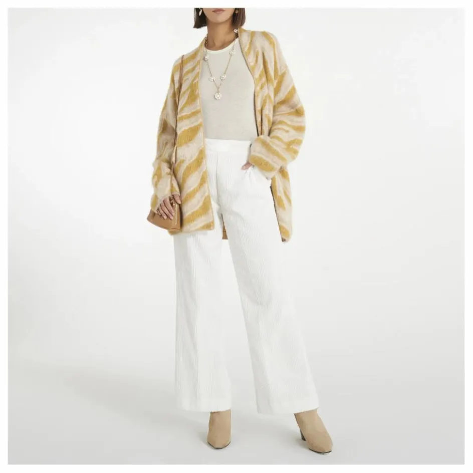 Sale Pantalon Flare Velours Côtelé | Femme Pantalons