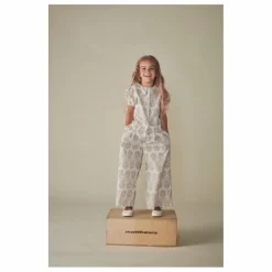 Coco au Lait Pantalon Fleurs | Ecru